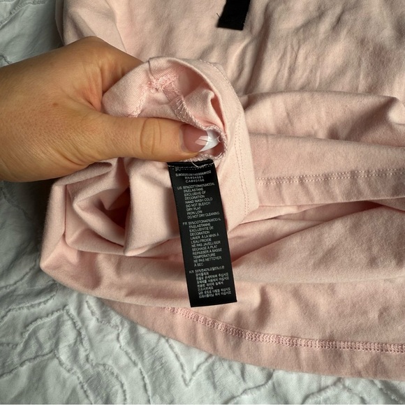 XXICOLLECTION Pink Top with Black Ruffle Feather Chain Charm Collar - Picture 10 of 11